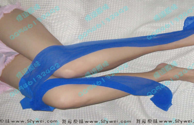 蓝色的连裤袜